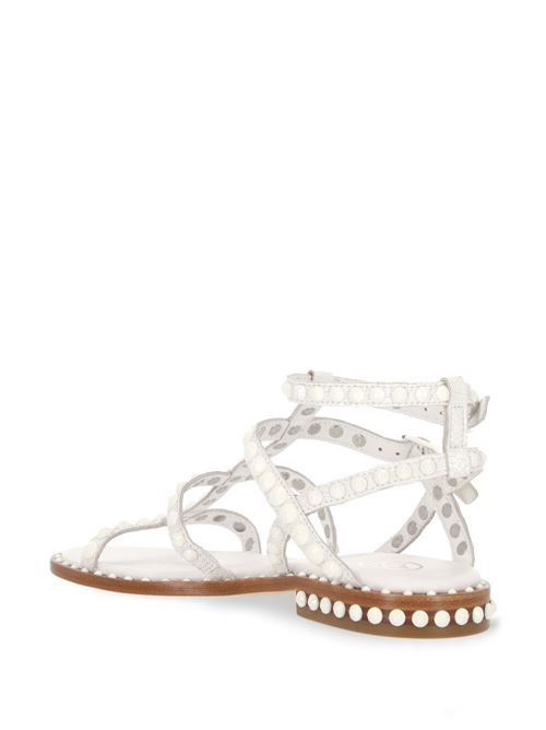 sandali bianchi con borchie Ash | PRECIOUSBI07OFF WHITE/WHITE